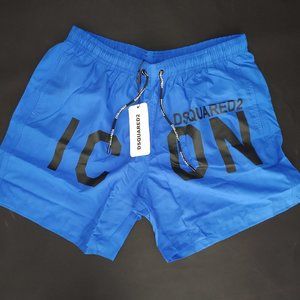 DSQUARED MEN SWIM SHORT COTTON
